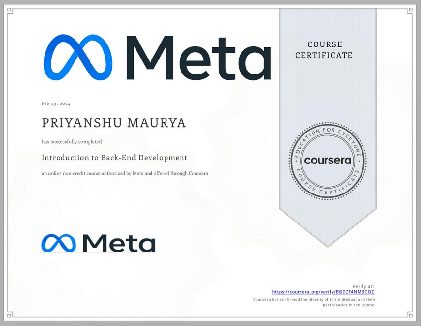 ...certificate