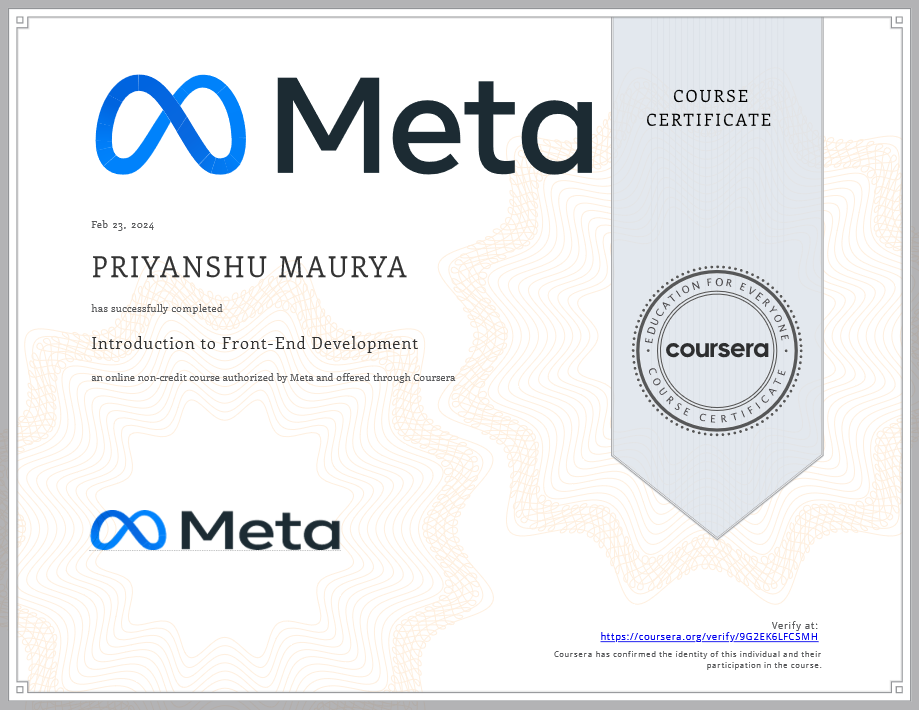 ...certificate