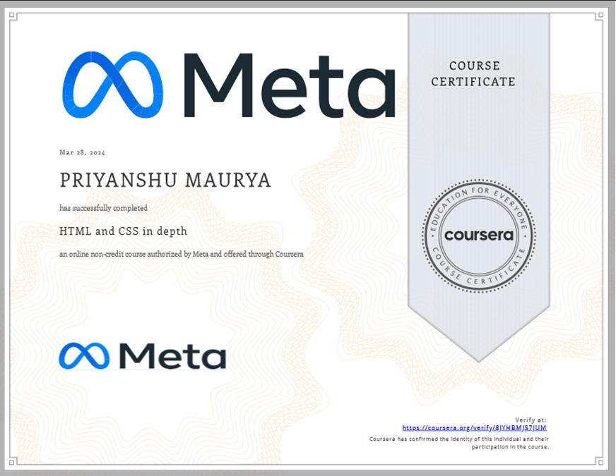 ...certificate