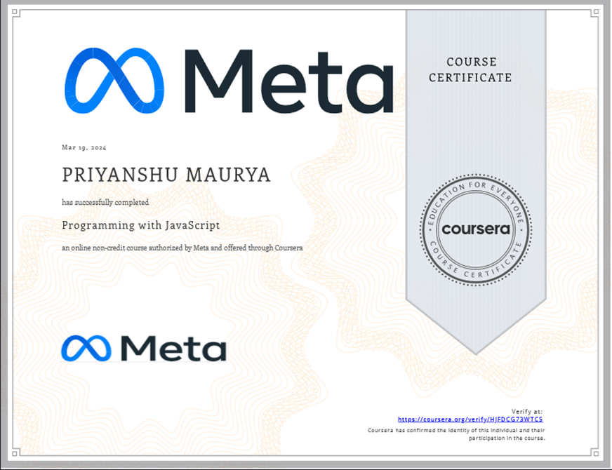 ...certificate